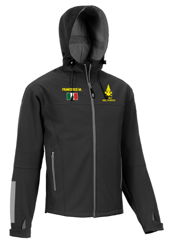 Softshell con cappuccio VVF