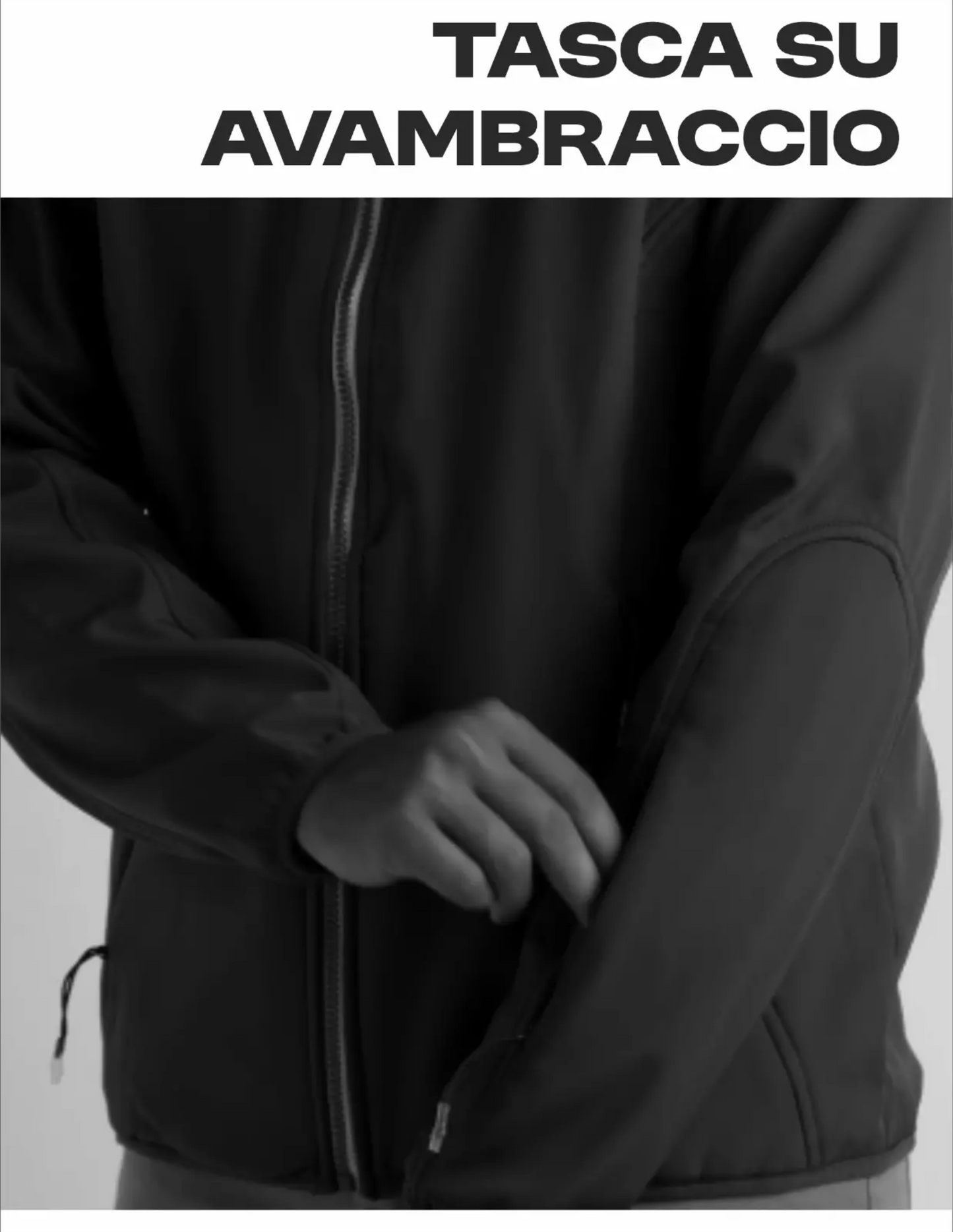 Giacca Tecnica in Softshell con cappuccio della Protezione Civile