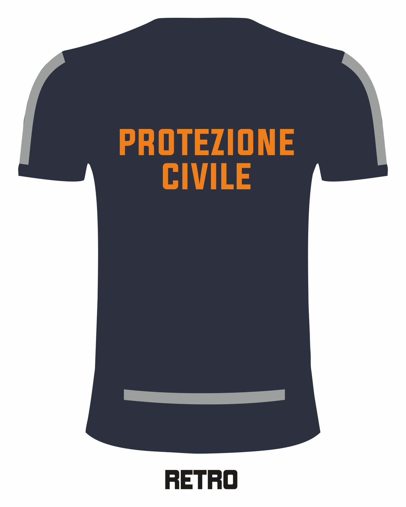 T-shirt PROTEZIONE CIVILE alta visibilità rifrangente