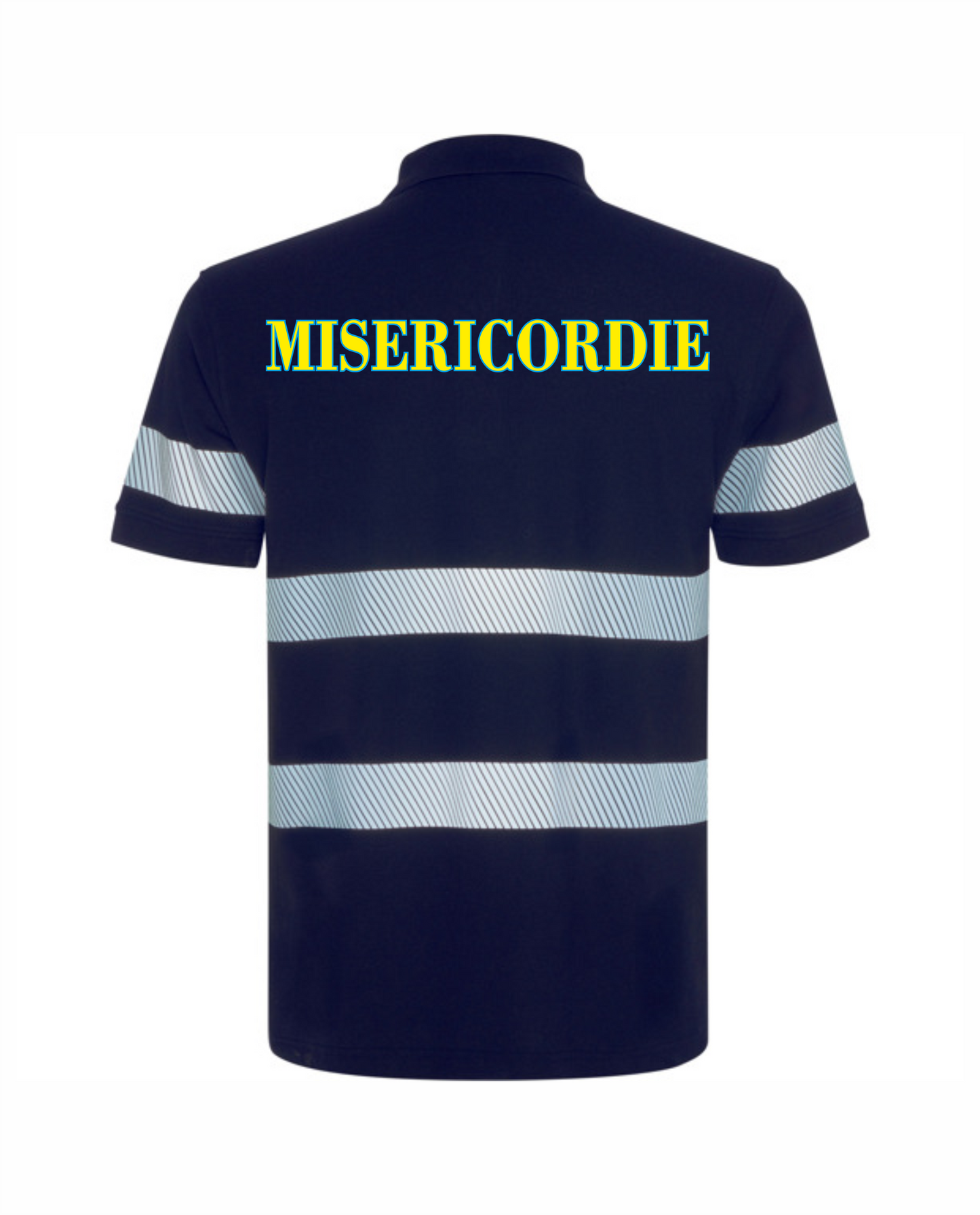 Polo FORAN blu scuro Alta visibilità Rifrangente Misericordie
