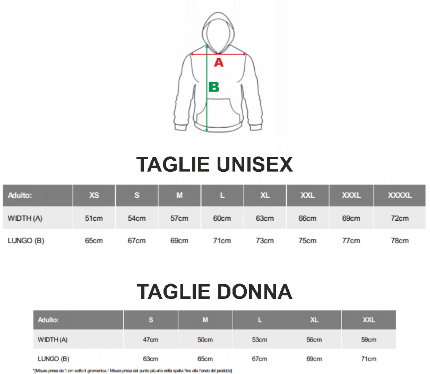 Felpa bianca con cappuccio della CROCE BLU