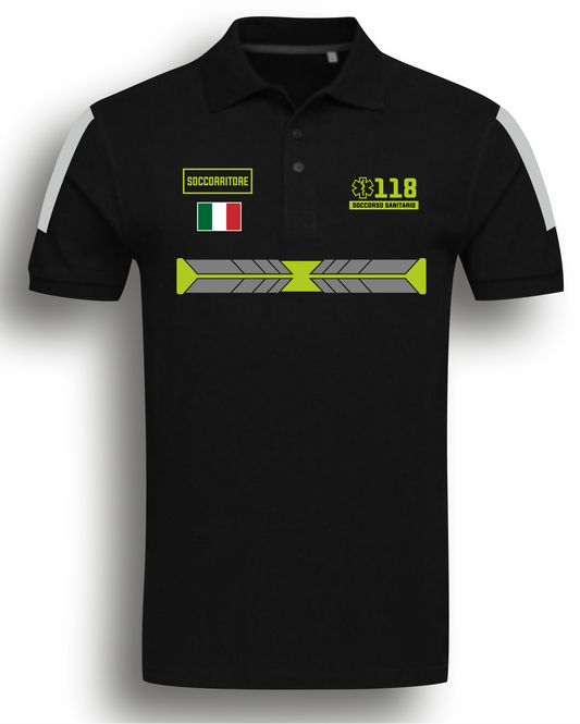 Polo 118 alta visibilità rifrangente