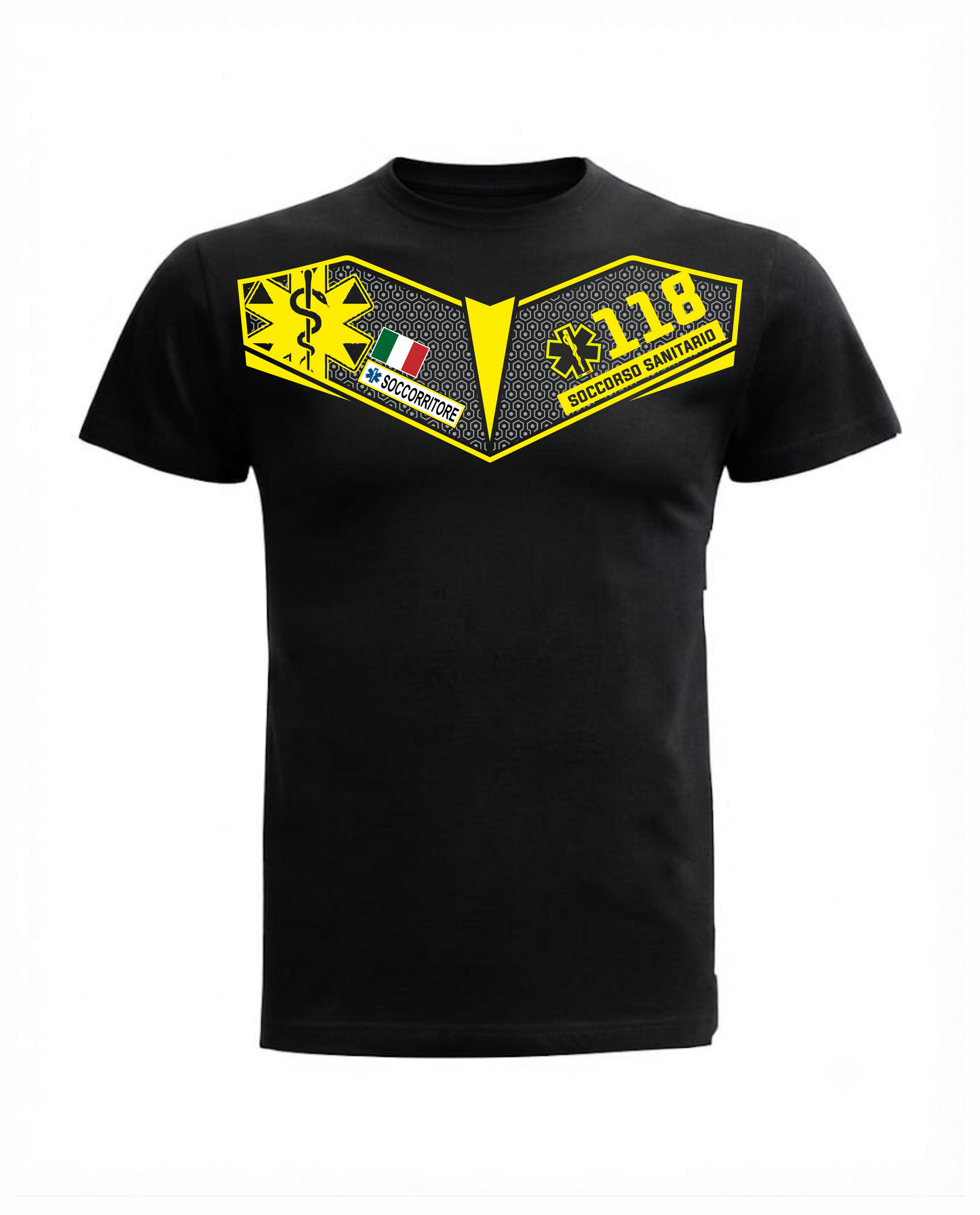 T-shirt C2 nera 118
