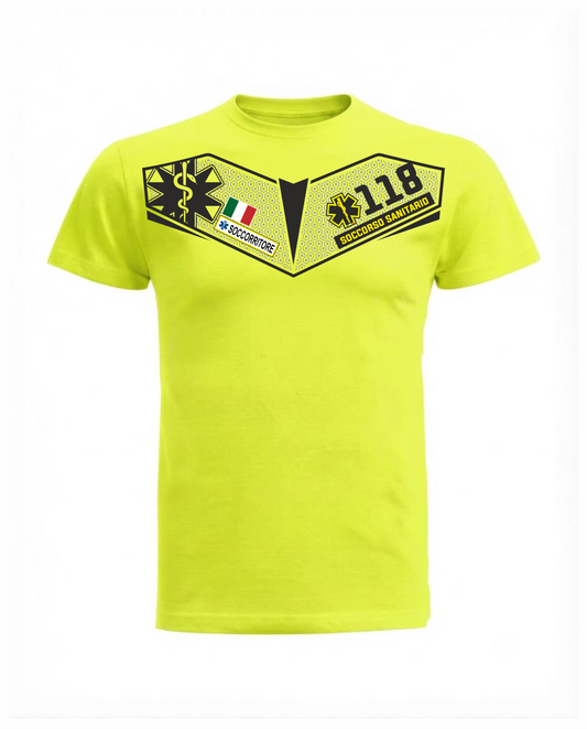 T-shirt C2 gialla 118