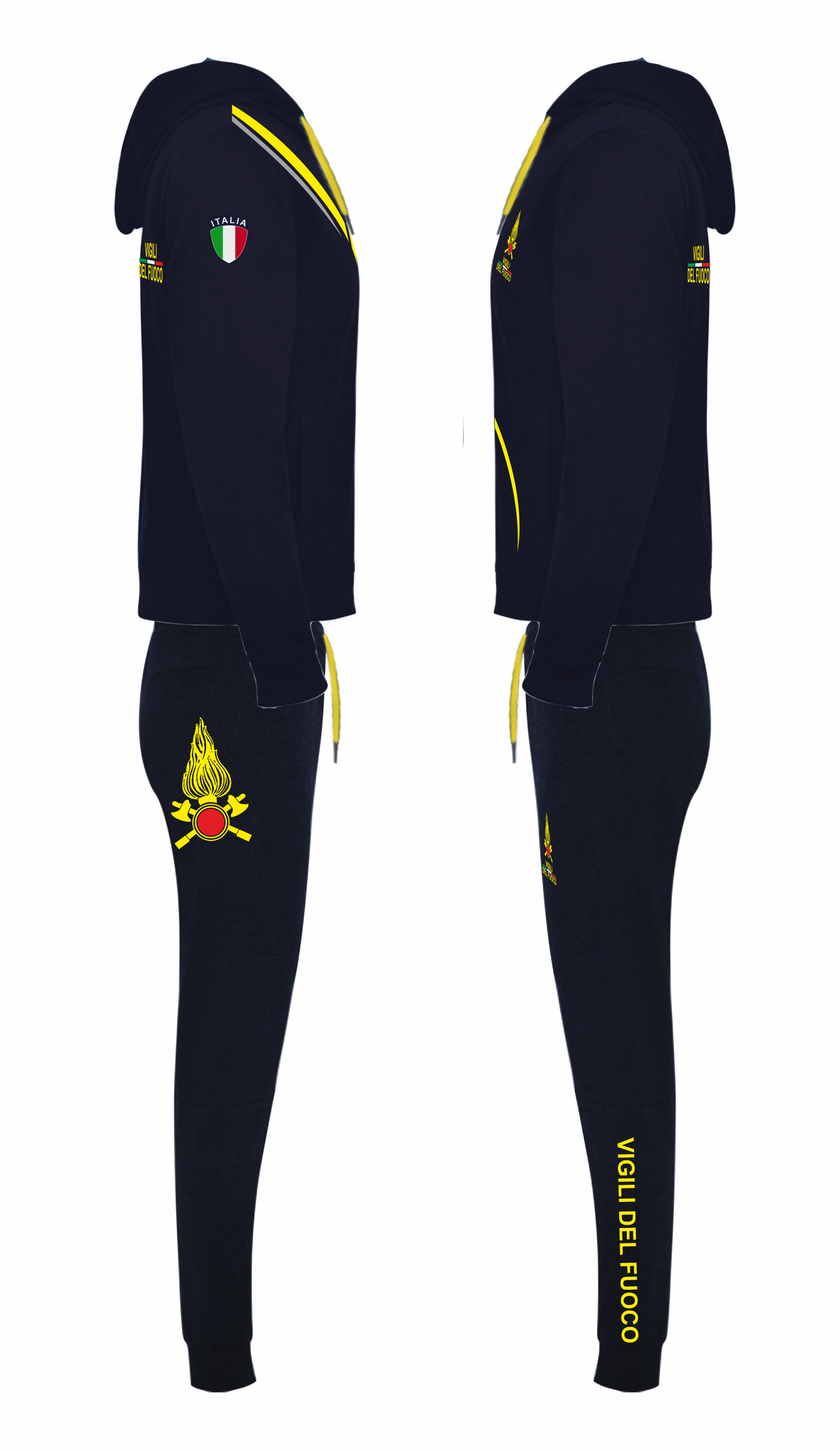 Tuta sportiva blu scuro