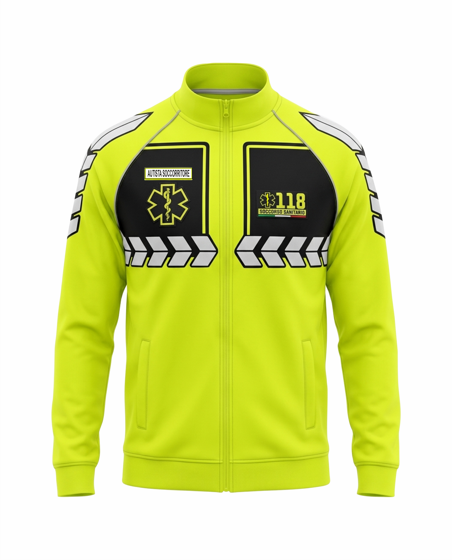 Giacchetta gialla fluo Alta Visibilità JACKET 118