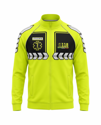 Giacchetta gialla fluo Alta Visibilità JACKET 118