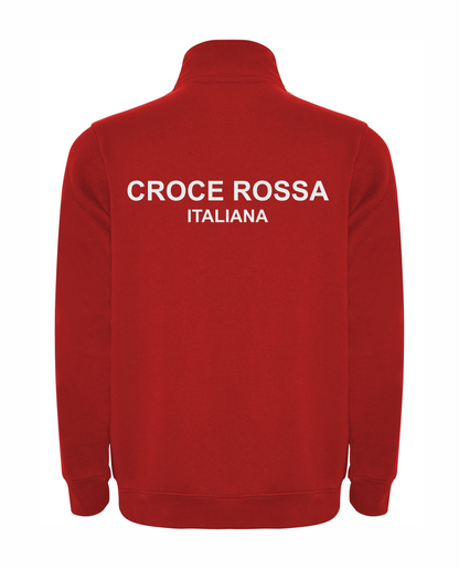Felpa MEZZA ZIP Croce Rossa
