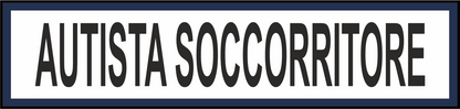 Toppa personalizzabile con velcro