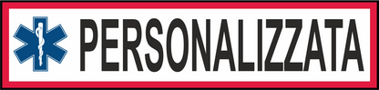 Toppa personalizzabile con velcro