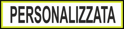 Toppa personalizzabile con velcro