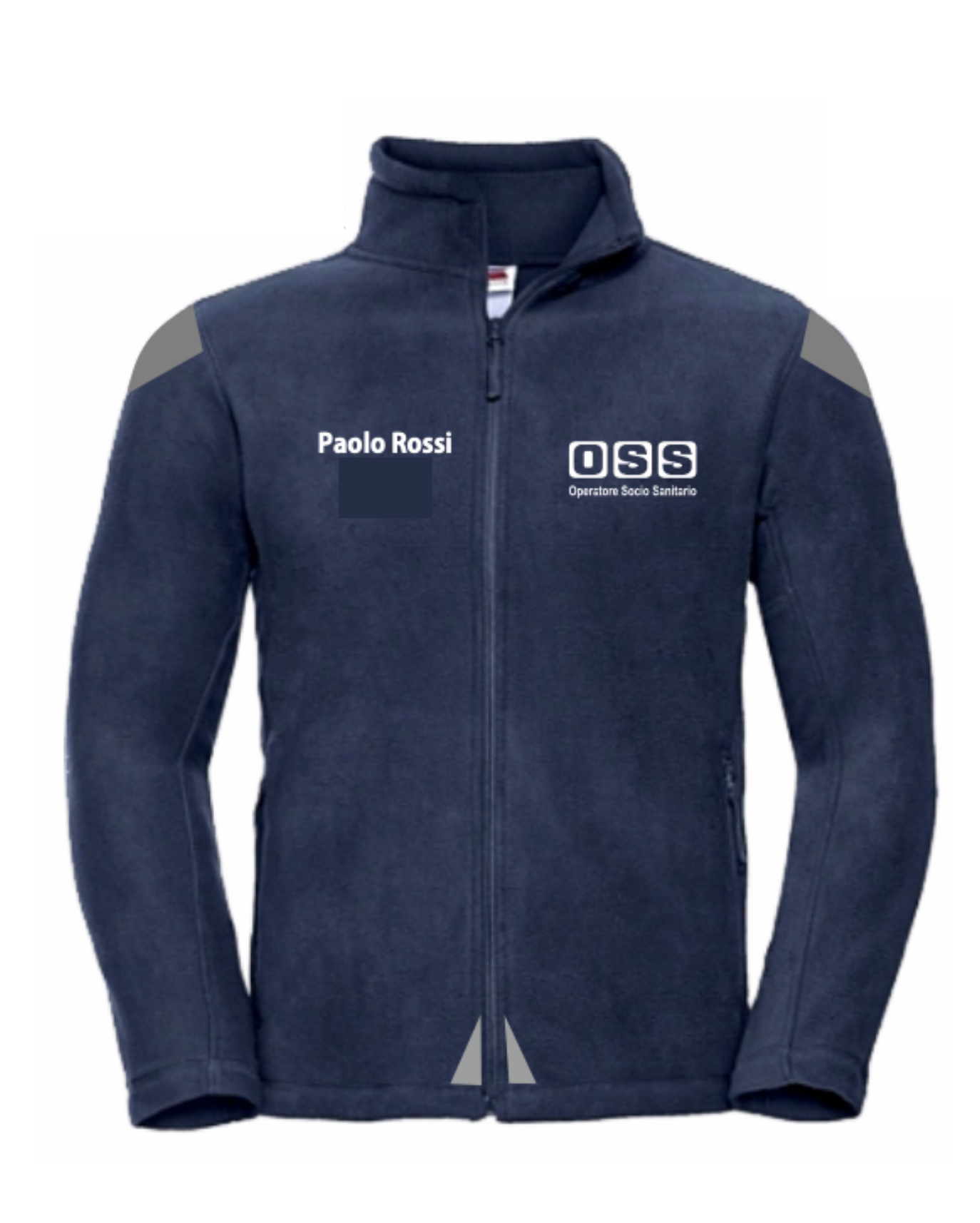 Pile con zip OSS alta visibilità rifrangente