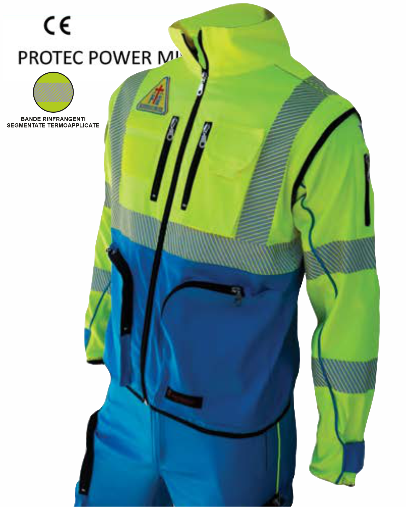 Giubbino GIUBTEC POWER MIS alta visibilità rifrangente