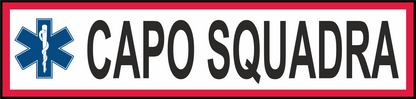 Toppa personalizzabile con velcro