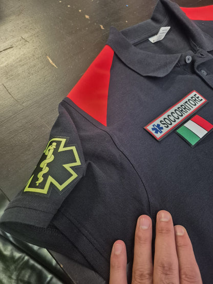 N01 Polo blu SoccorriStore
