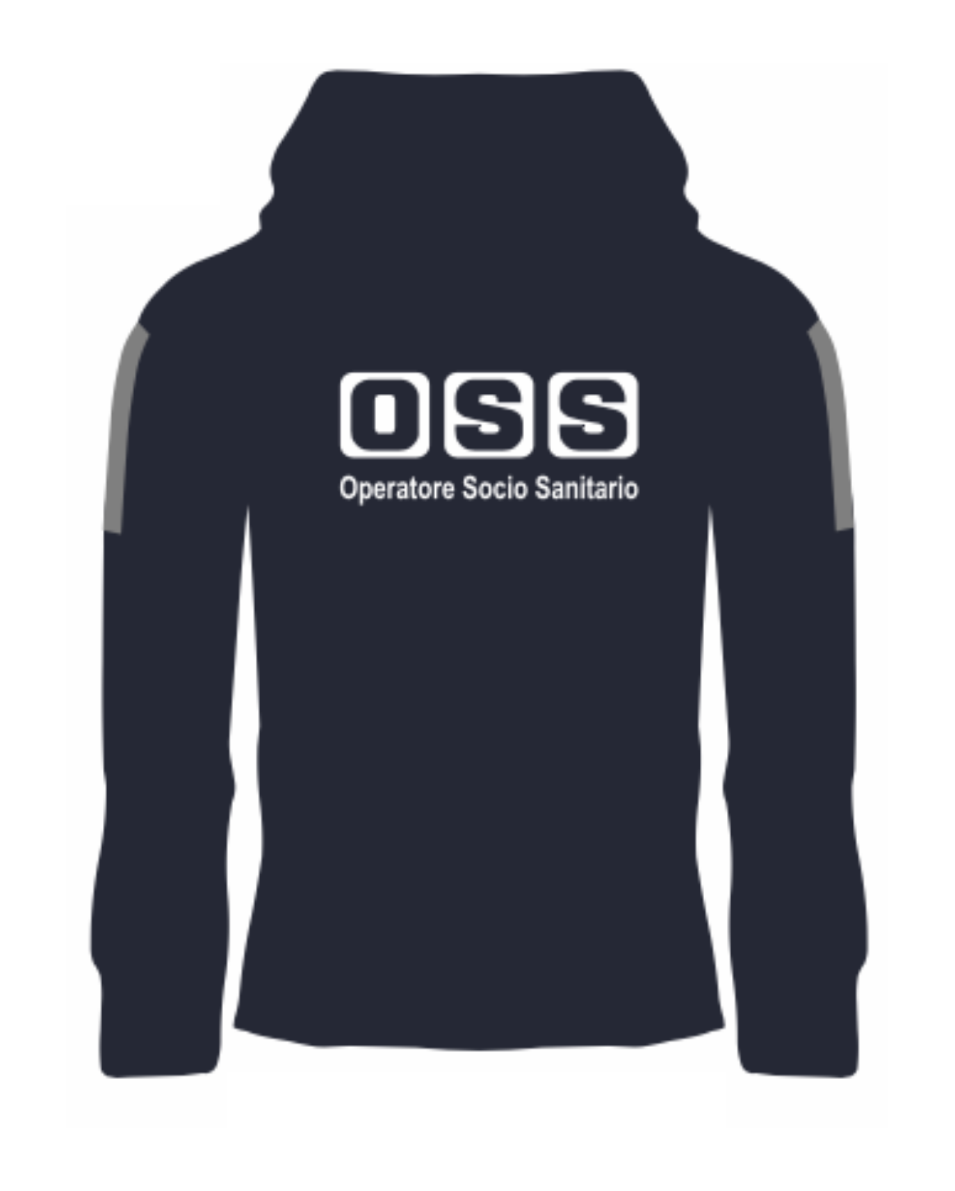 Felpa con cappuccio OSS alta visibilità rifrangente