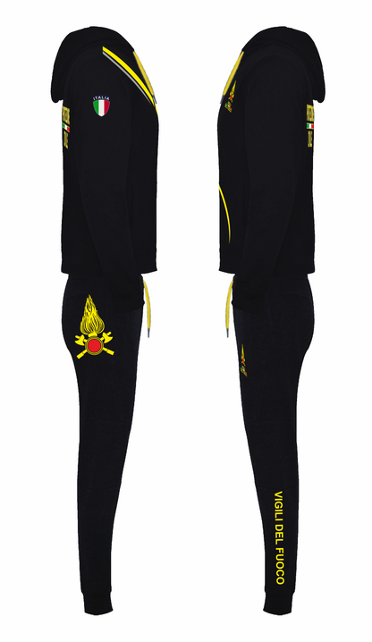 Tuta sportiva nera