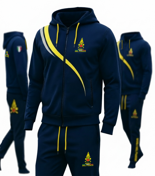Tuta sportiva blu scuro