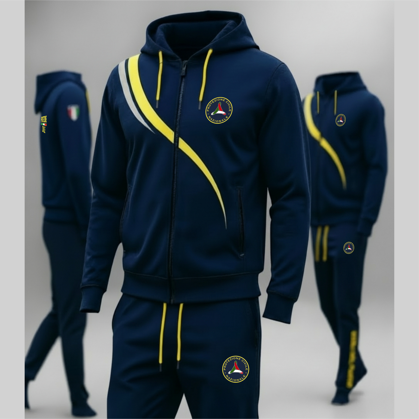 Tuta sportiva blu scuro