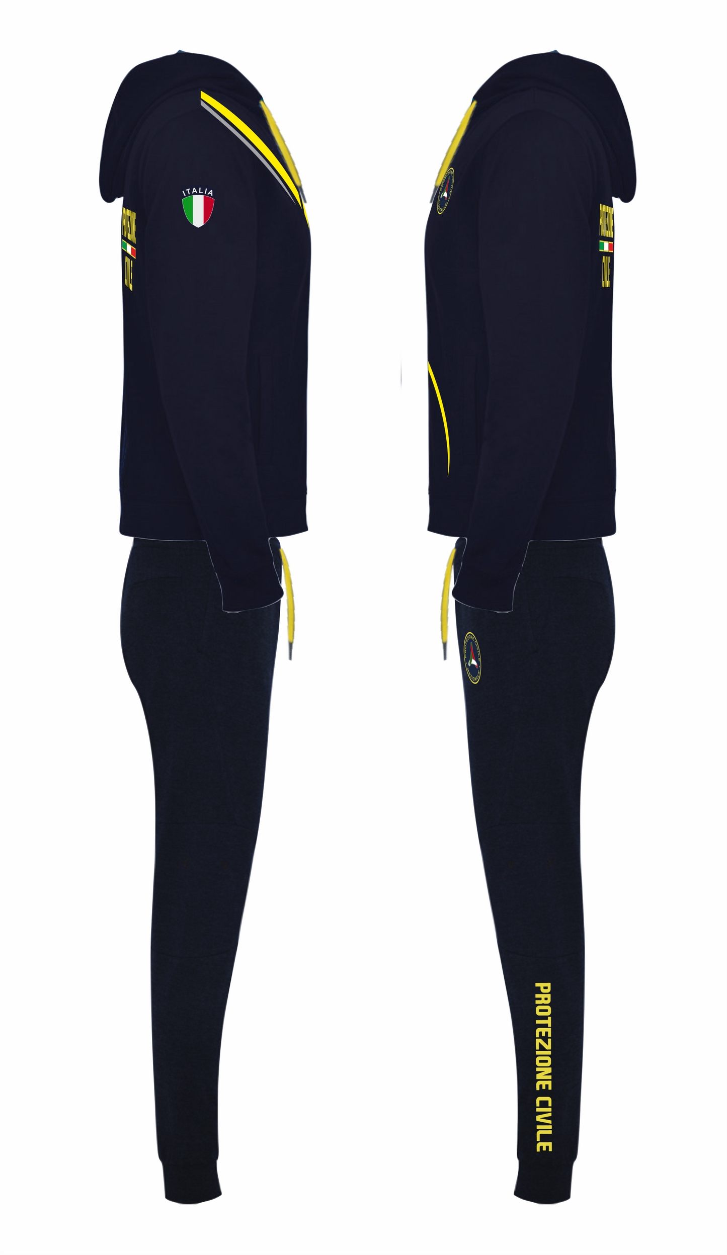 Tuta sportiva blu scuro