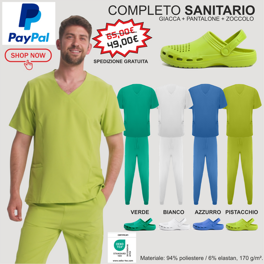 Completo da uomo per Servizio Sanitario