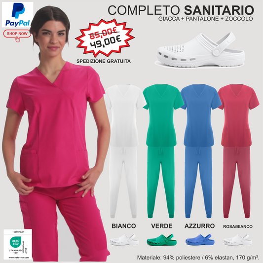 Completo da donna per Servizio Sanitario