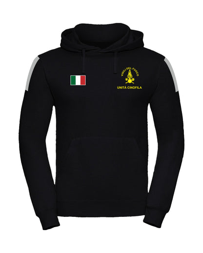 Felpa con cappuccio VVF UNITÀ CINOFILA