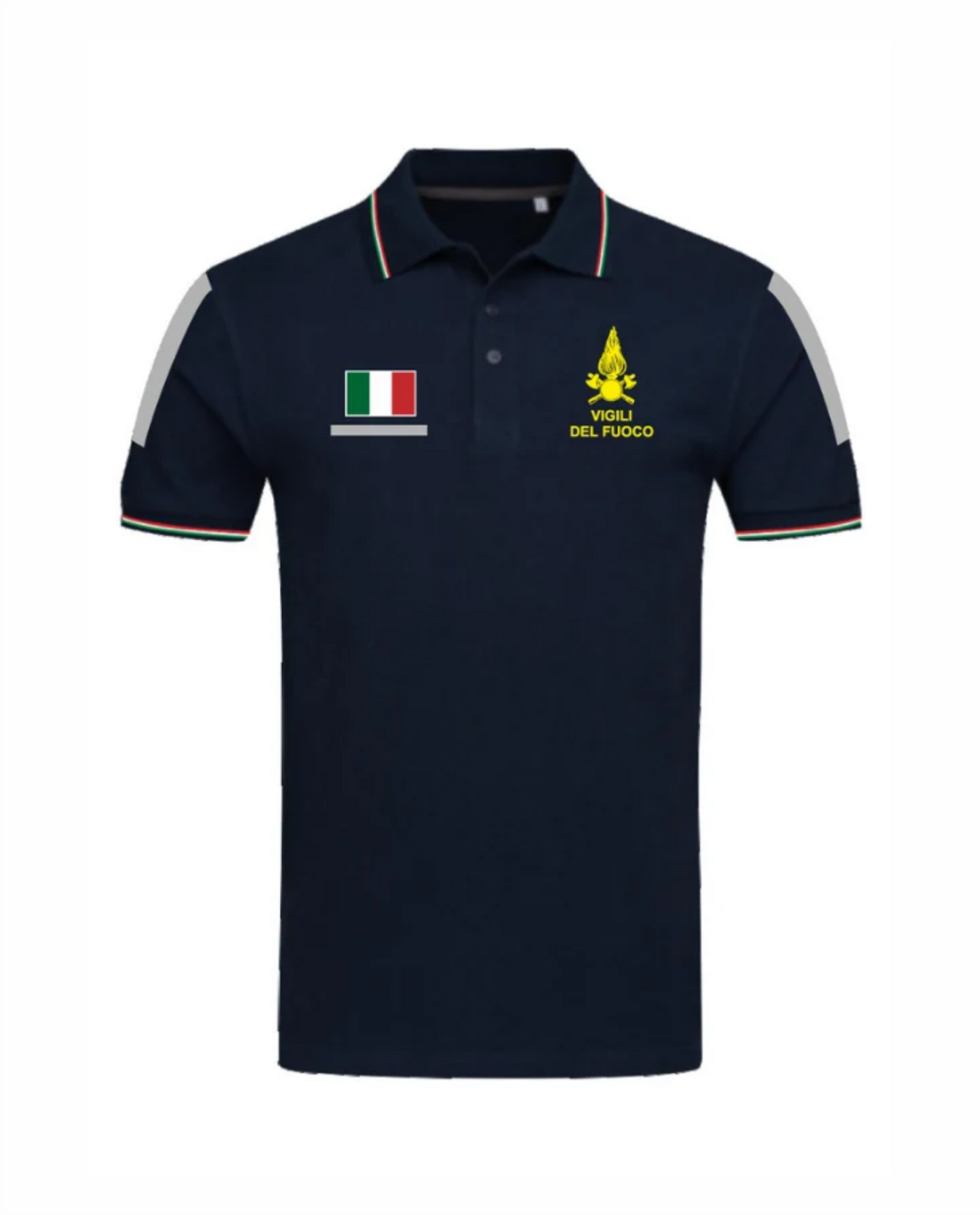 Polo Tricolore VIGILI DEL FUOCO