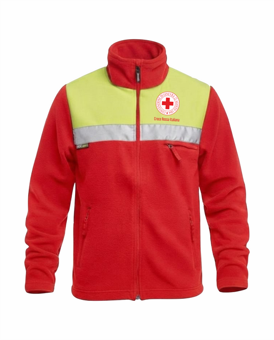 Z29 Giacca in Pile CROCE ROSSA ITALIANA