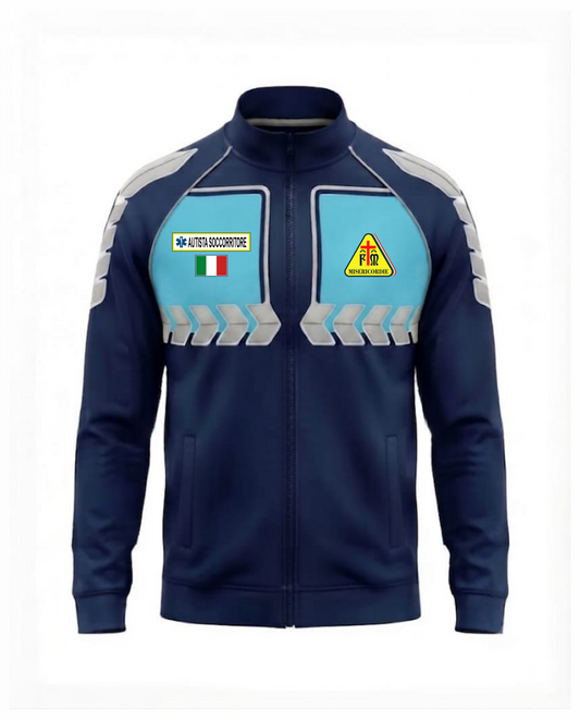 Giacchetta blu scuro Alta Visibilità JACKET Misericordie