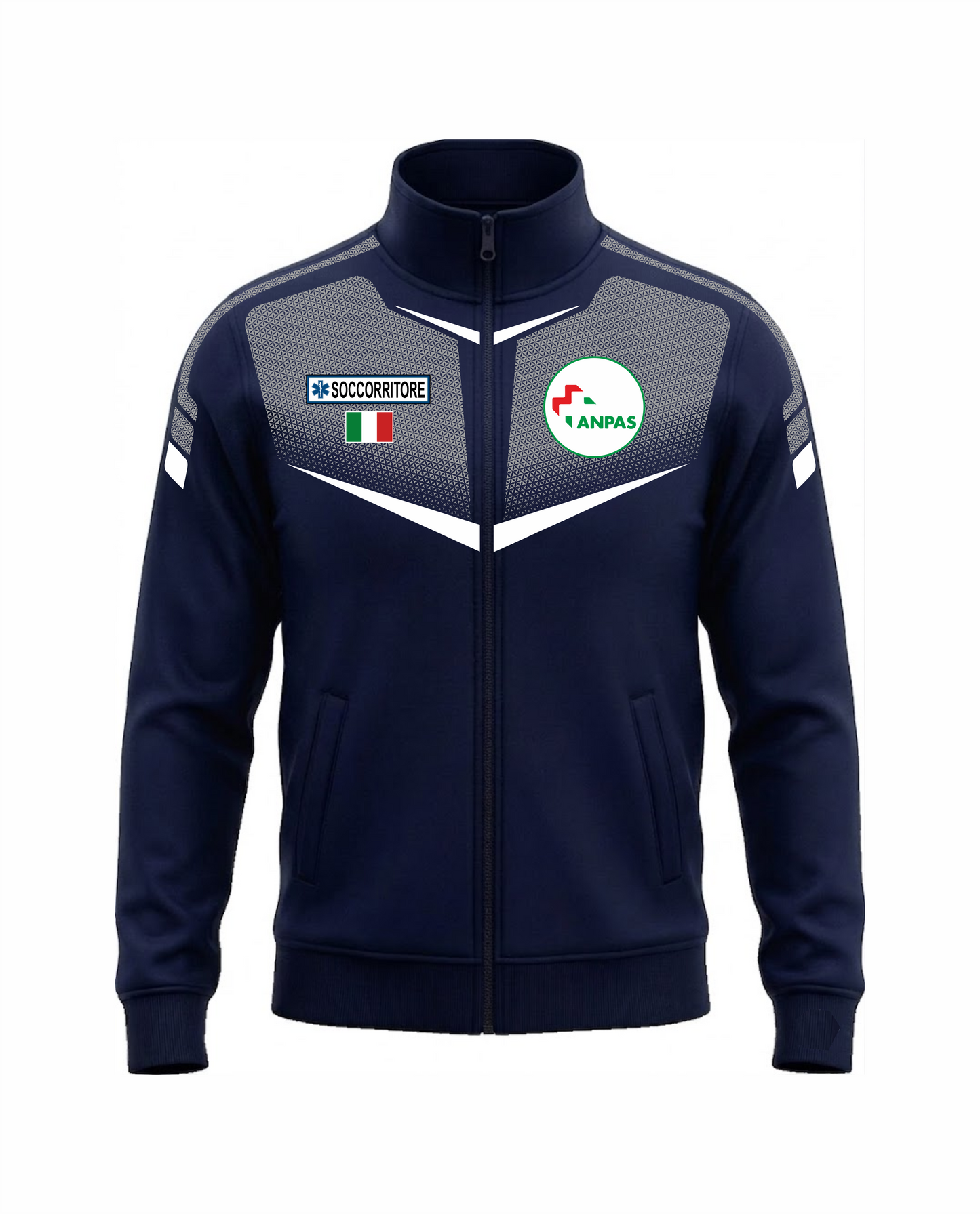 Felpa TRF blu scuro ANPAS