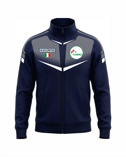 Felpa TRF blu scuro ANPAS