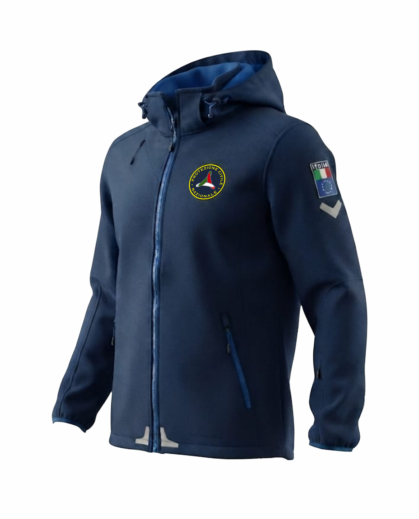 Giacca Tecnica in Softshell con cappuccio della Protezione Civile