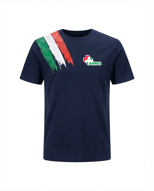 T-shirt ITA blu scuro ANPAS