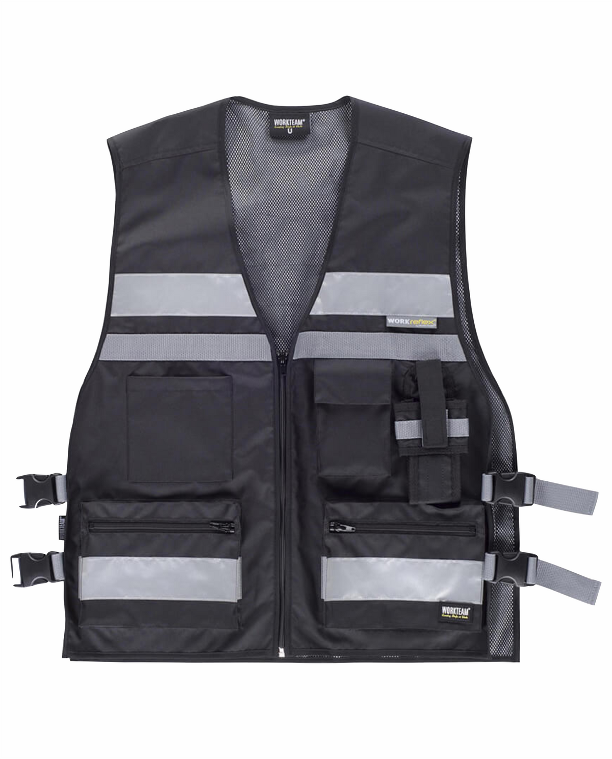 Gilet Tecnico Multitasche C3601 Nero