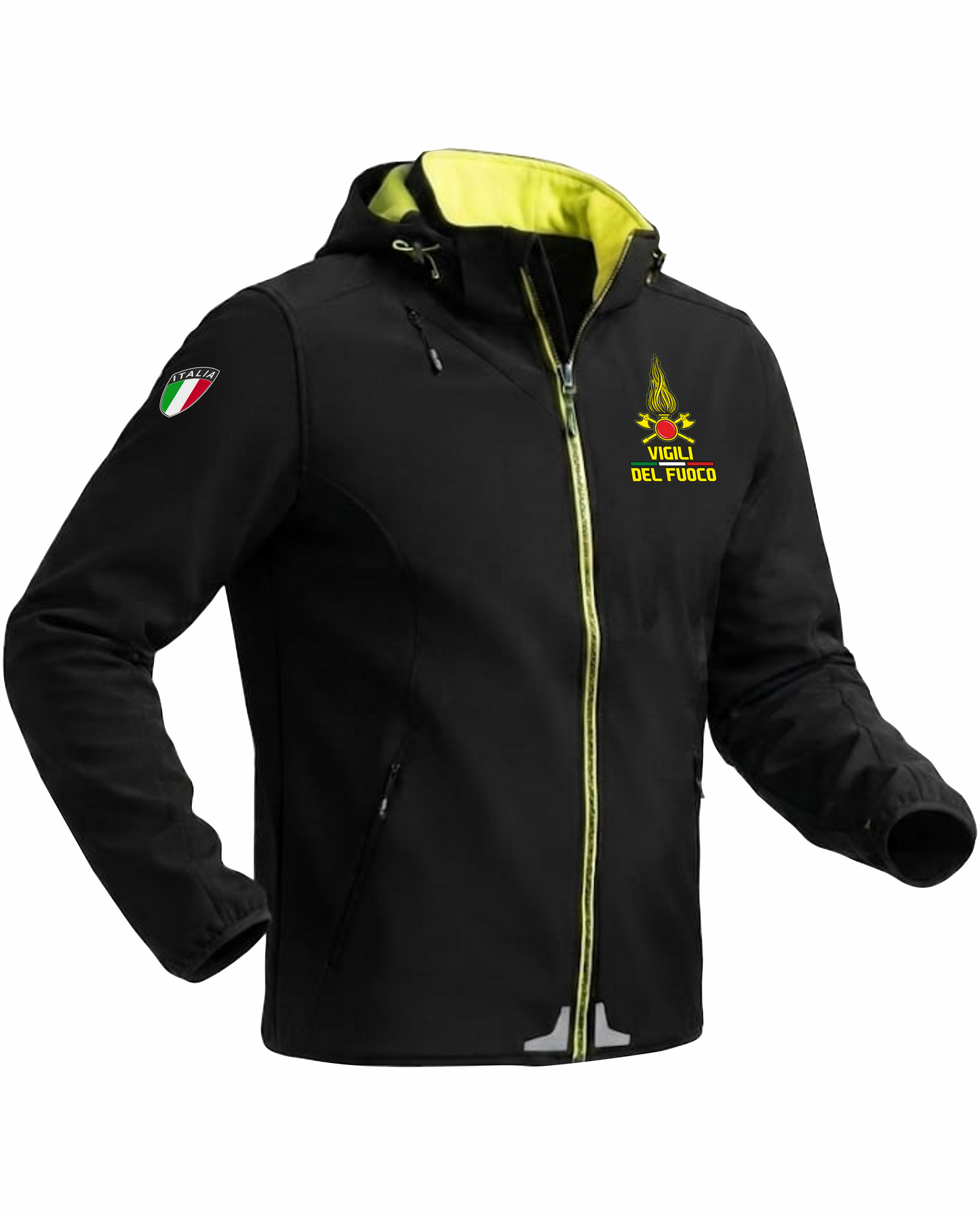 Softshell con cappuccio VIGILI DEL FUOCO