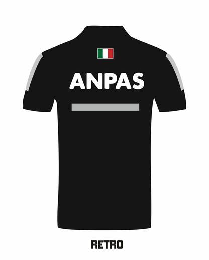 Polo ANPAS alta visibilità rifrangente