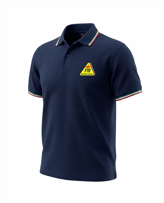Polo TRIC blu scuro MISERICORDIE