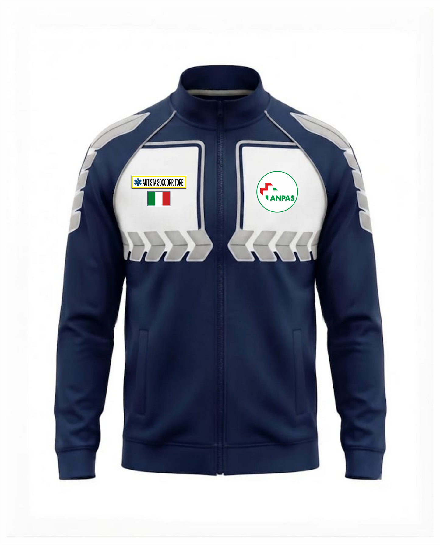 Giacchetta blu scuro Alta Visibilità JACKET ANPAS