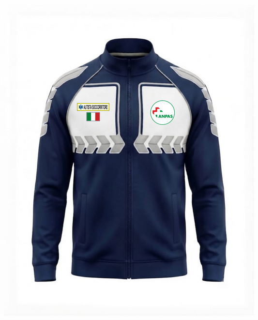 Giacchetta blu scuro Alta Visibilità JACKET ANPAS