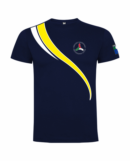 T-shirt LINEAR blu scuro Protezione Civile