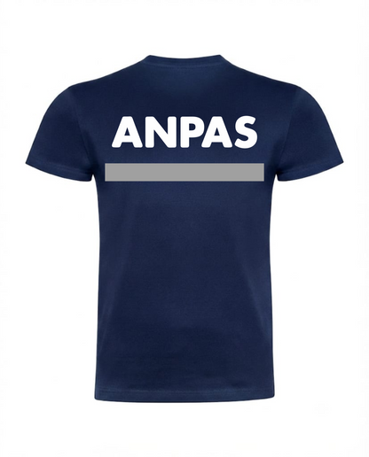 T-shirt blu scuro ANPAS alta visibilità
