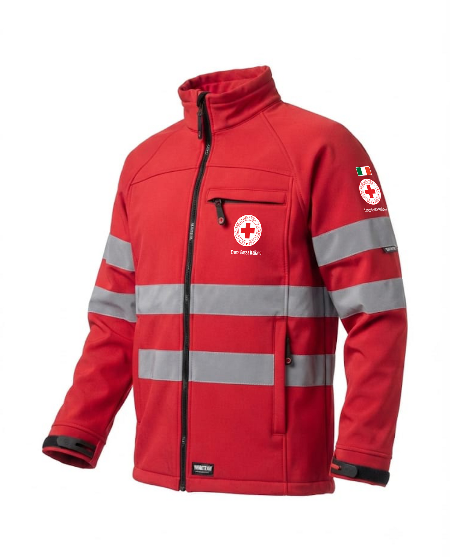 Giaccone in Softshell S9530 Alta Visibilità C.R.I.