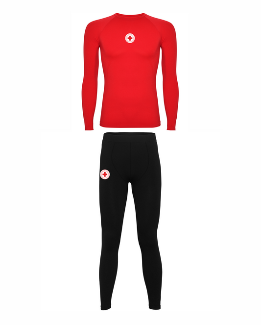Completo termico traspirante della Croce Rossa