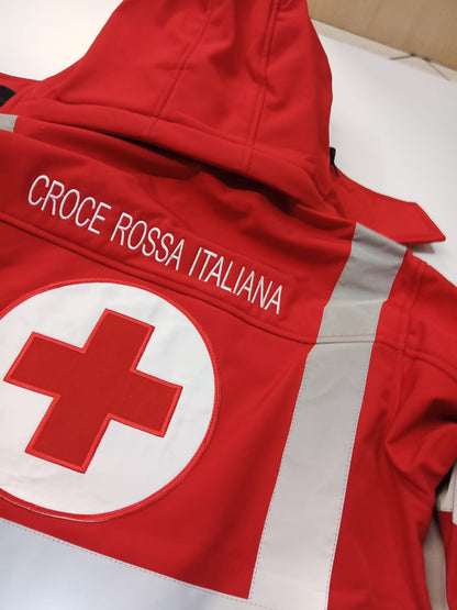 GIACCONE SOFTSHELL CROCE ROSSA ITALIANA