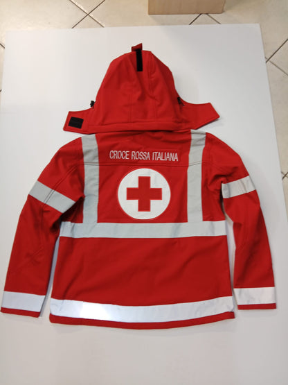 GIACCONE SOFTSHELL CROCE ROSSA ITALIANA