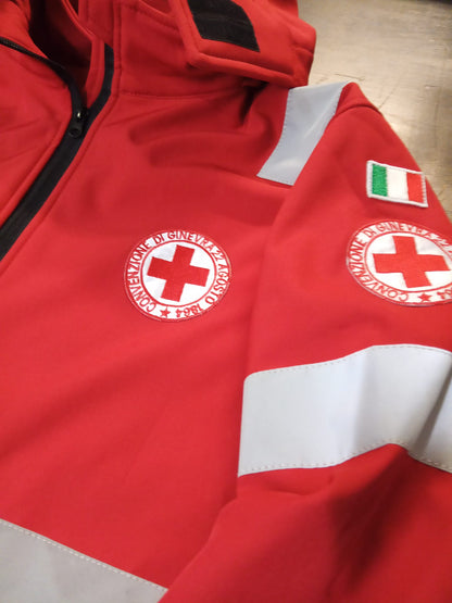 GIACCONE SOFTSHELL CROCE ROSSA ITALIANA