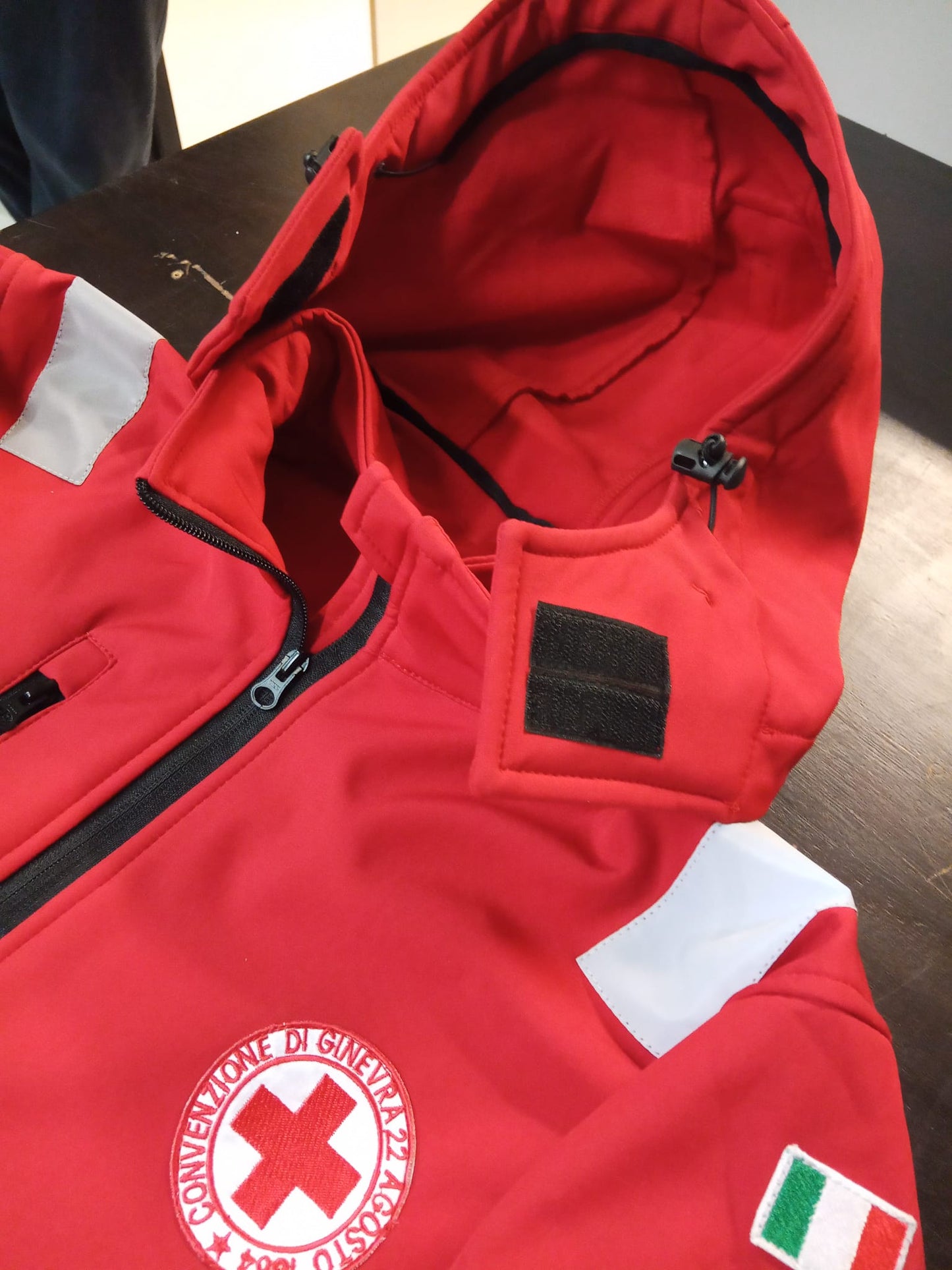 GIACCONE SOFTSHELL CROCE ROSSA ITALIANA