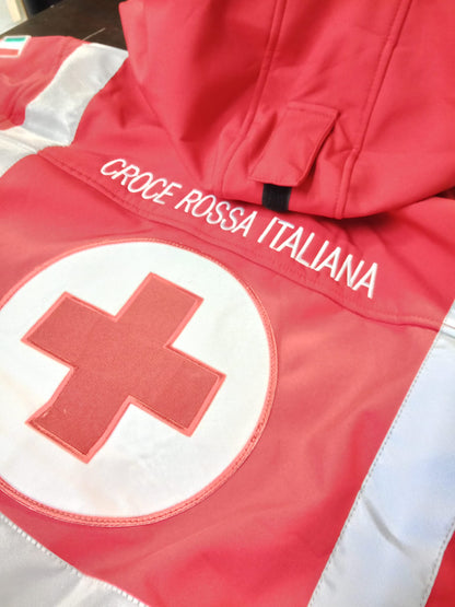 GIACCONE SOFTSHELL CROCE ROSSA ITALIANA