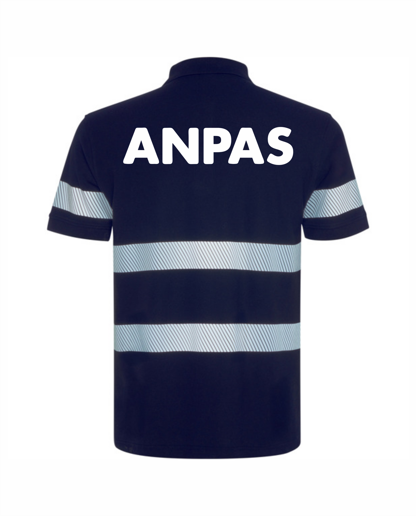 Polo FORAN blu scuro Alta visibilità Rifrangente blu scuro ANPAS